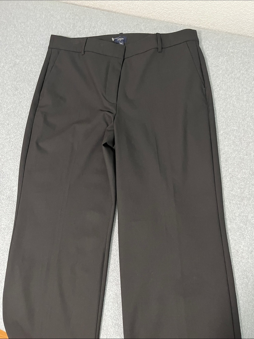 J. Crew Black Wide-Leg Dress Pants Womens 12 Preppy Academia Office Career - Picture 10 of 13